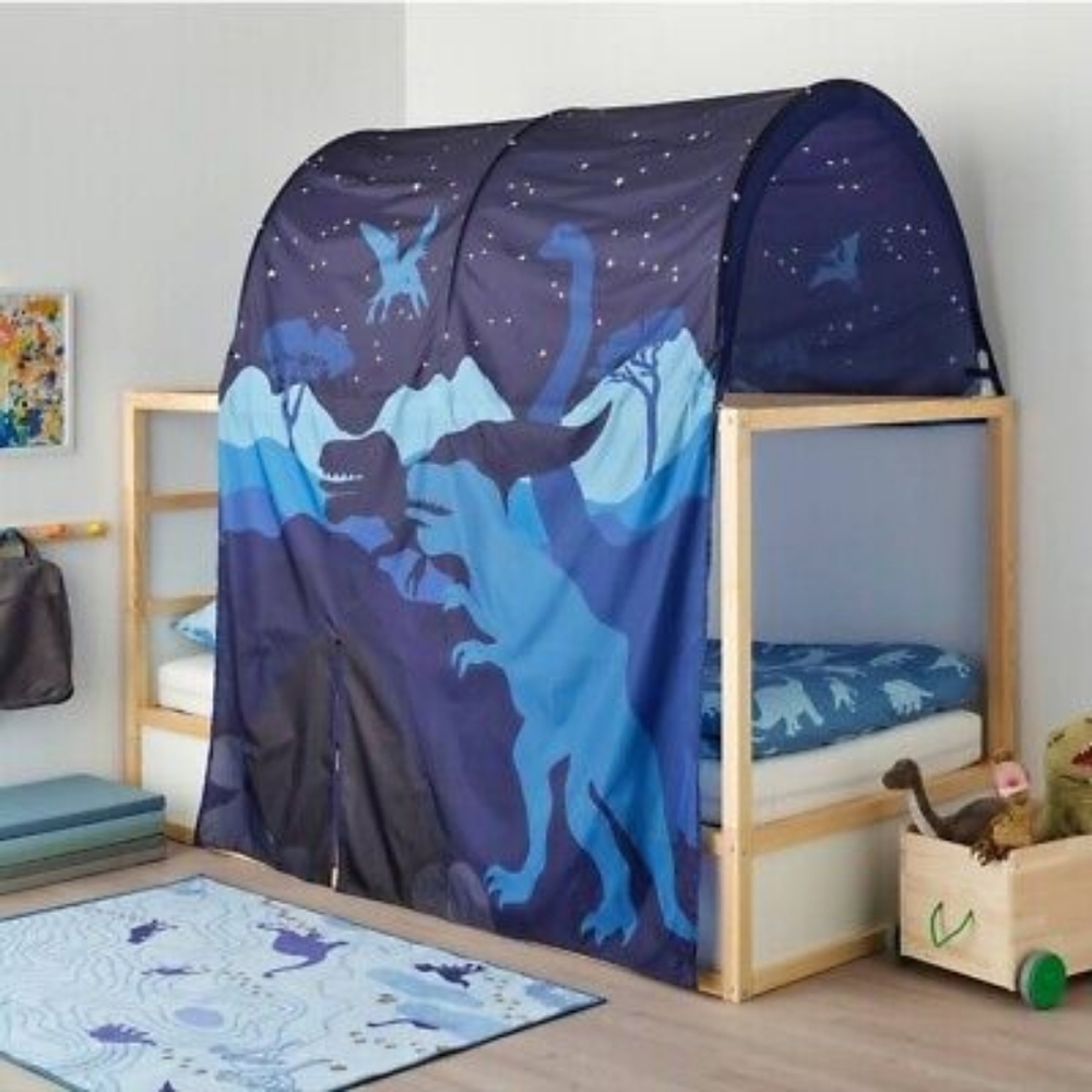 Ikea dinosaur bed tent for Kura
